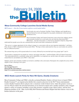 Mesa Community College Launches Social Media Survey MCC Hosts