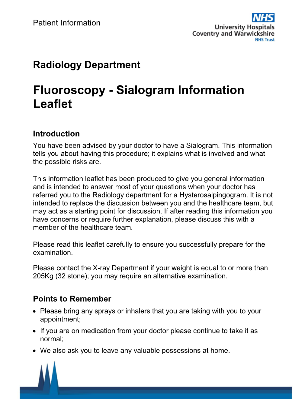 Fluoroscopy: Sialogram (PDF)