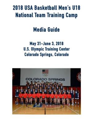 2018 USA Basketball Men's U18 National Team Training Camp