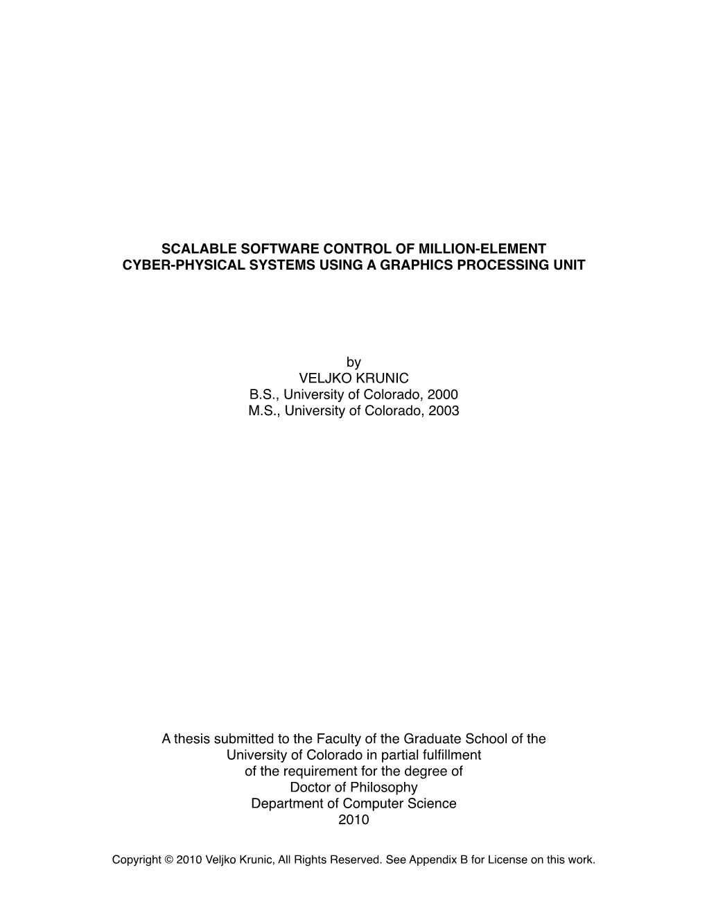 Scalable Software Control of Million-Element Cyber-Physical Systems Using a Graphics Processing Unit