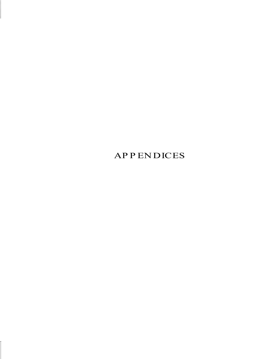 Appendices Appendix 1 Response to the Main Proposals Made in Submissions