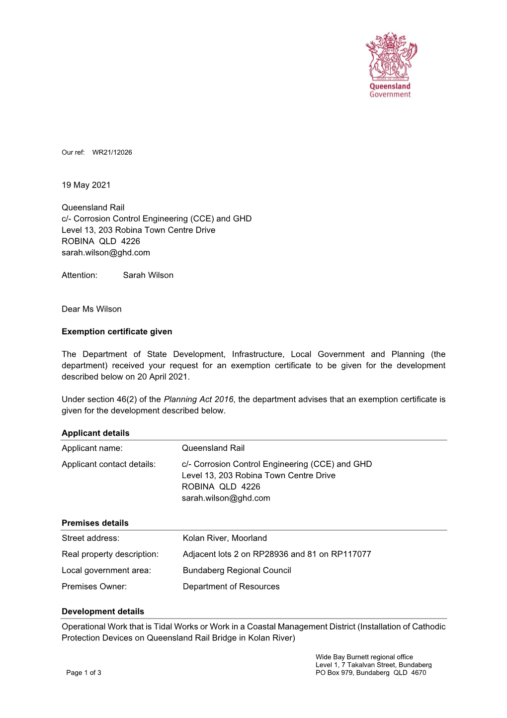 DSDMIP Letterhead