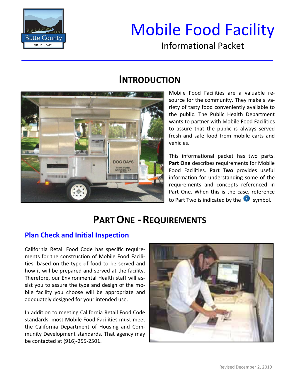 Mobile Food Facility Informational Packet