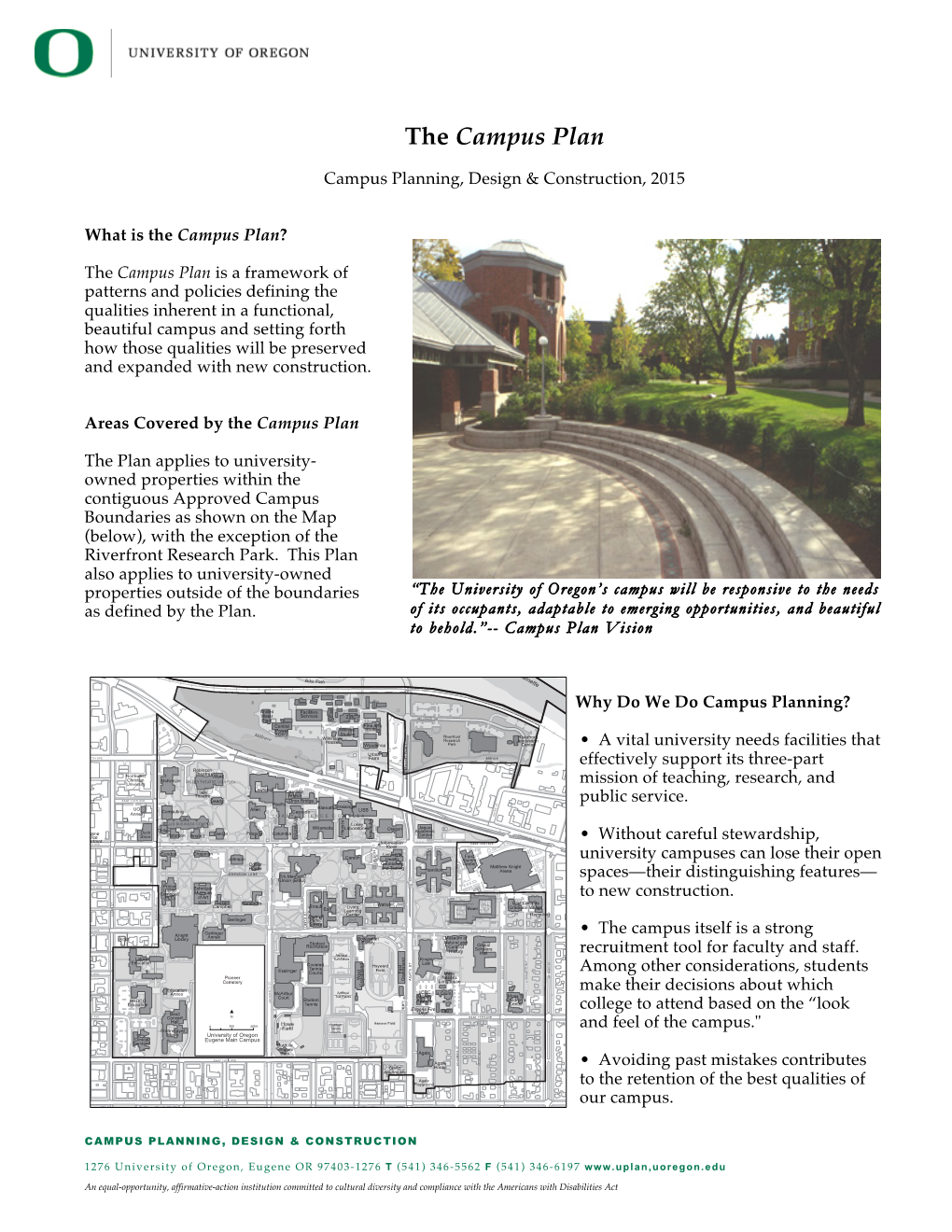 UO Campus Plan