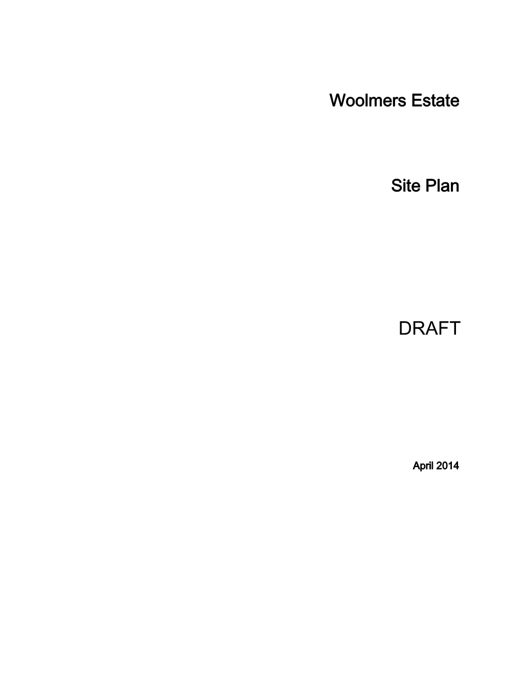 Woolmers Estate Site Plan