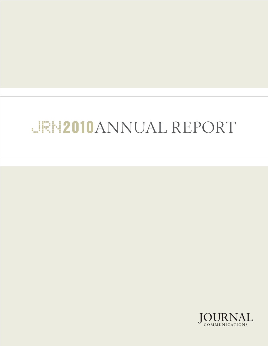 Annual Report Markets and Journal Brands