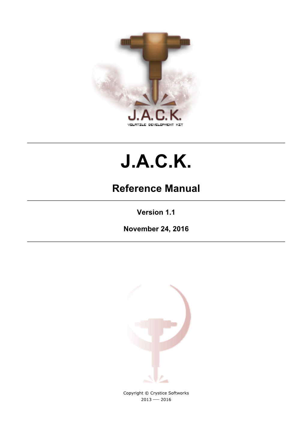 J.A.C.K. Reference Manual