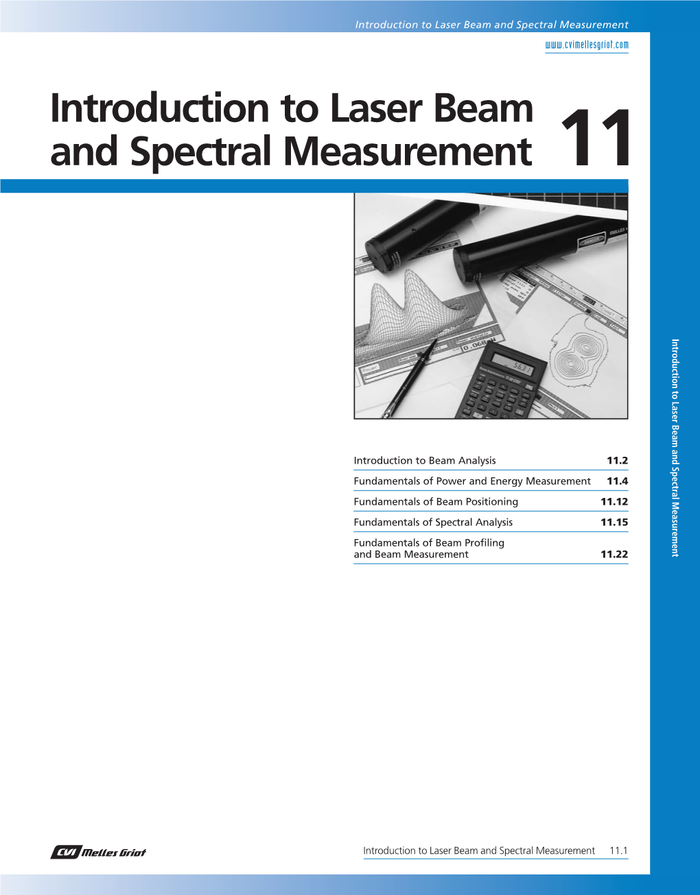 Introduction to Laser Beam & Spectral Measurement