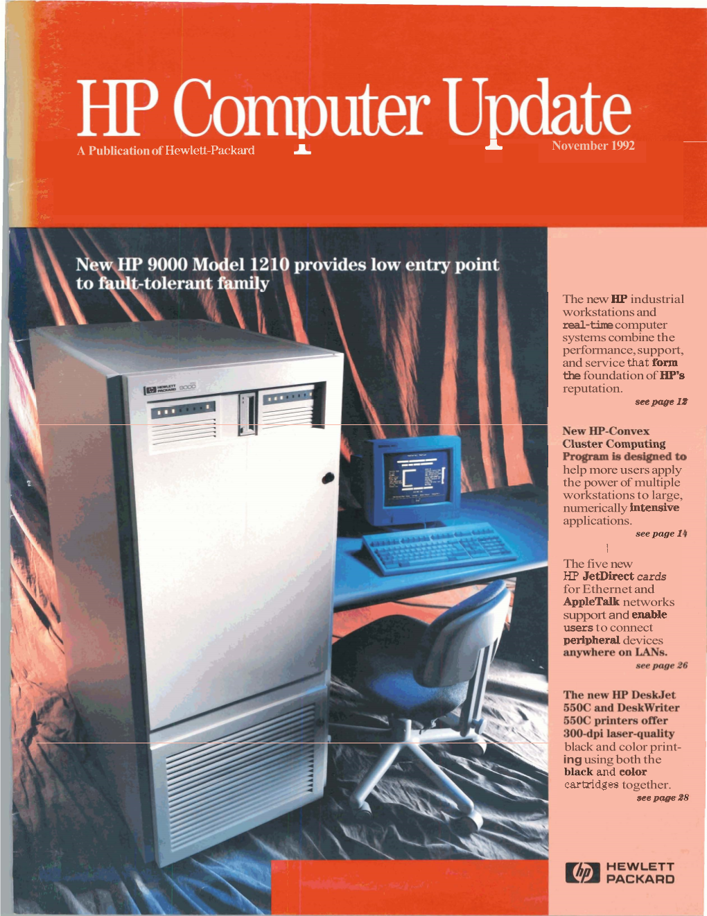 A Publication of Hewlett-Packard November 1992