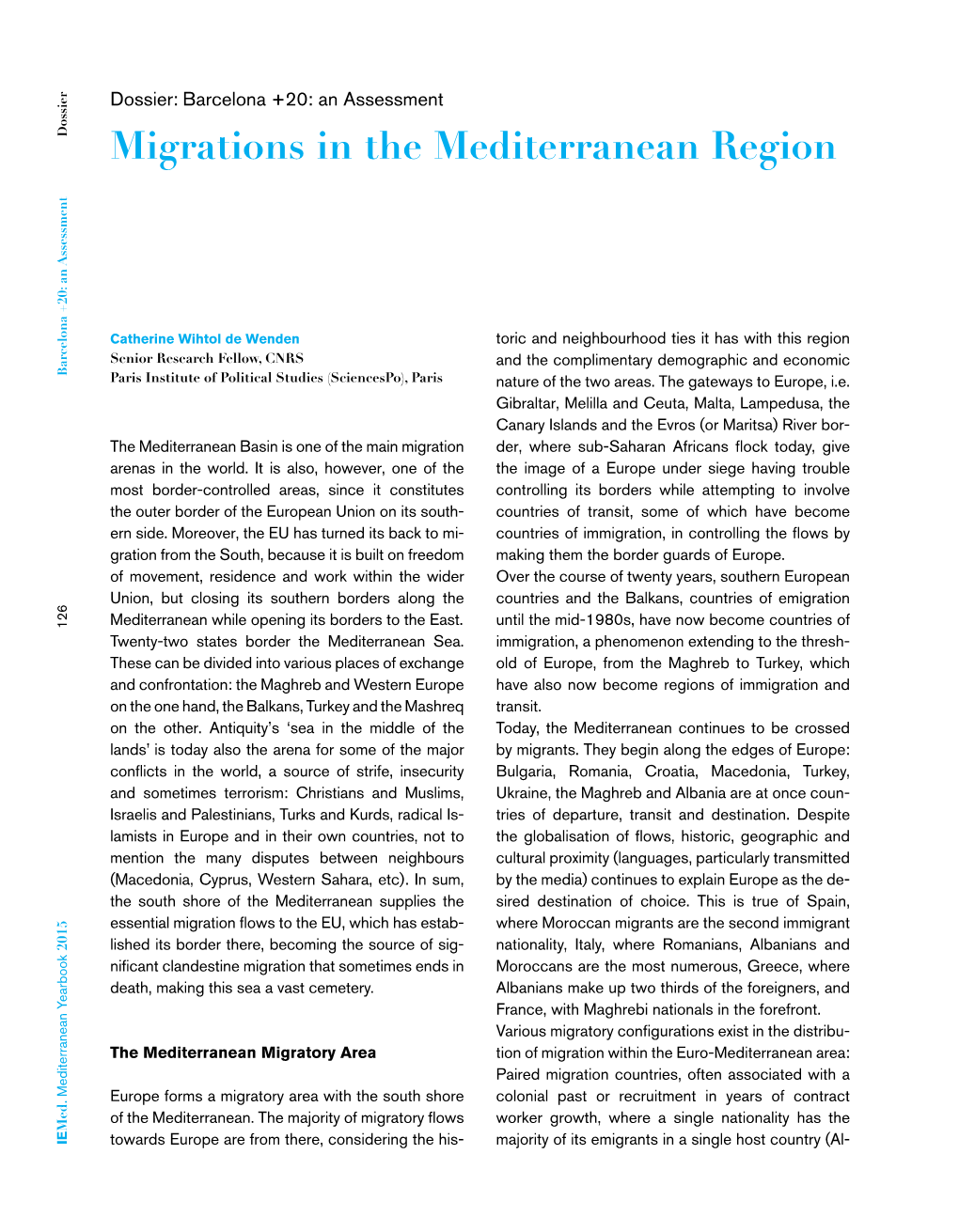 Migrations in the Mediterranean Region