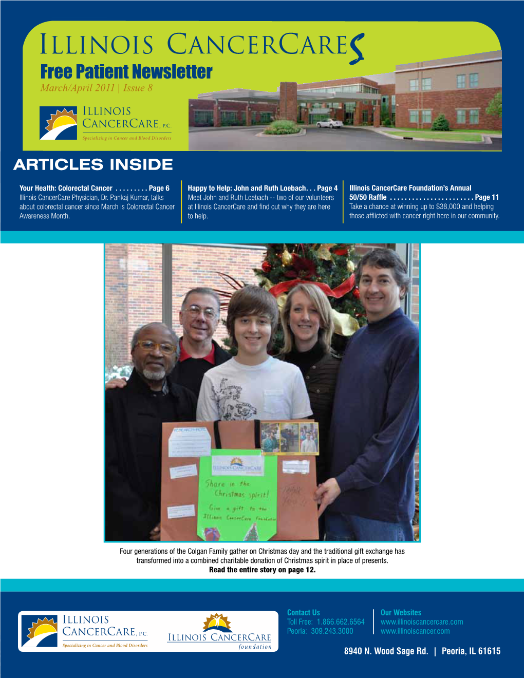 Free Patient Newsletter March/April 2011 | Issue 8