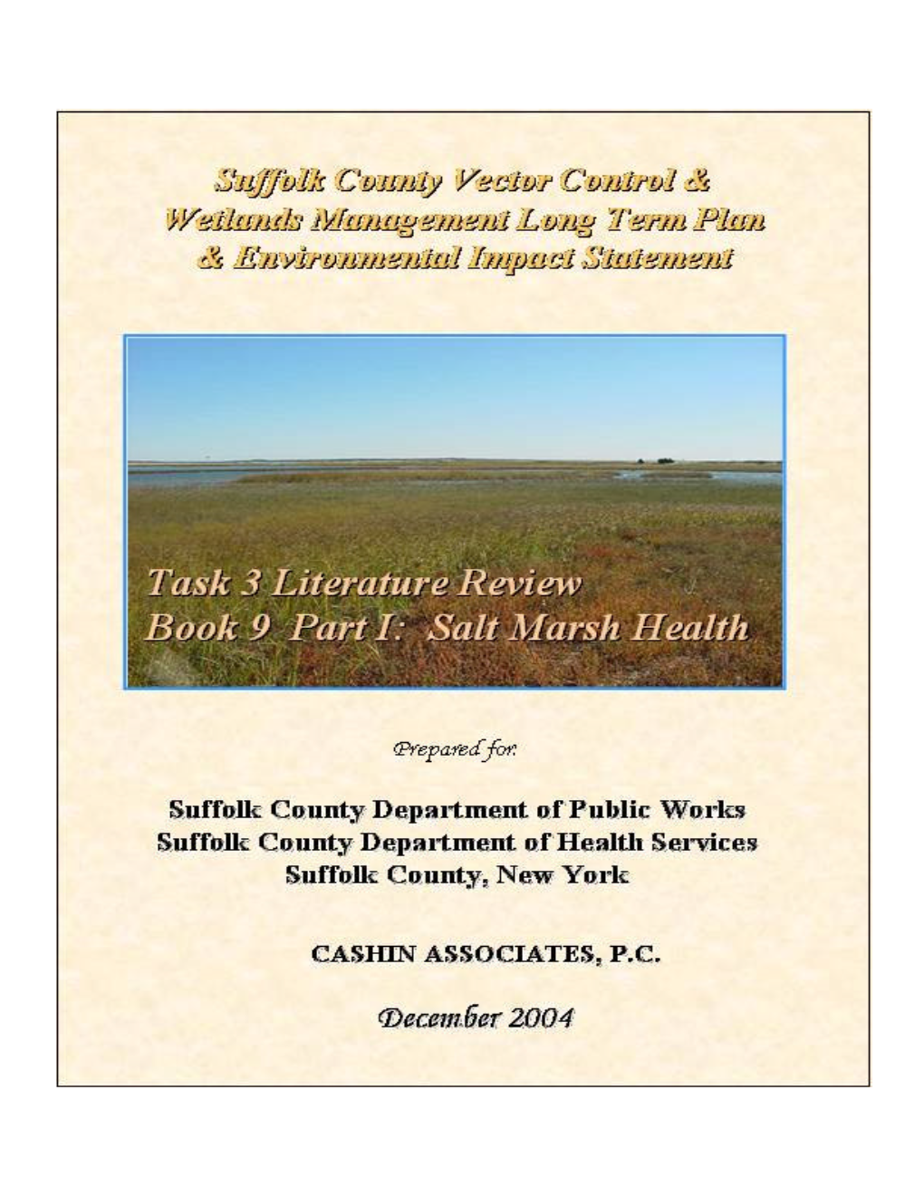 Book 9 Part 1 Salt Marsh Health