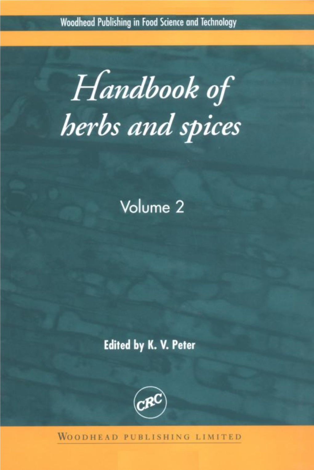 Handbook of Herbs and Spices