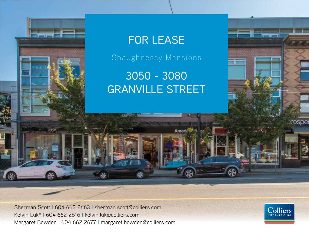 3050 - 3080 Granville Street