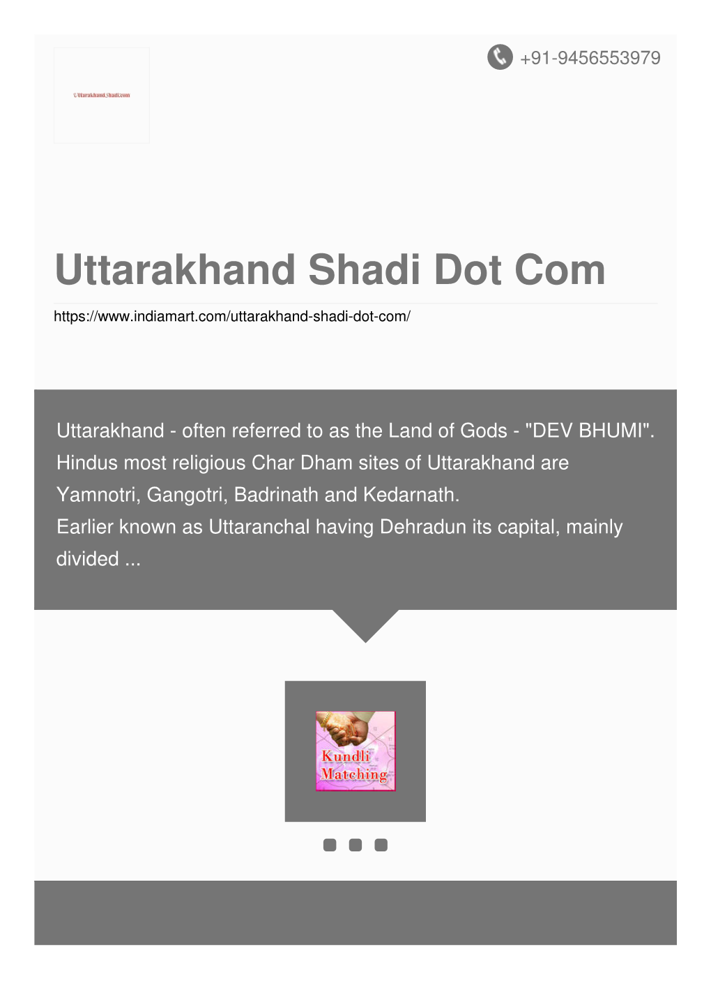 Uttarakhand Shadi Dot Com