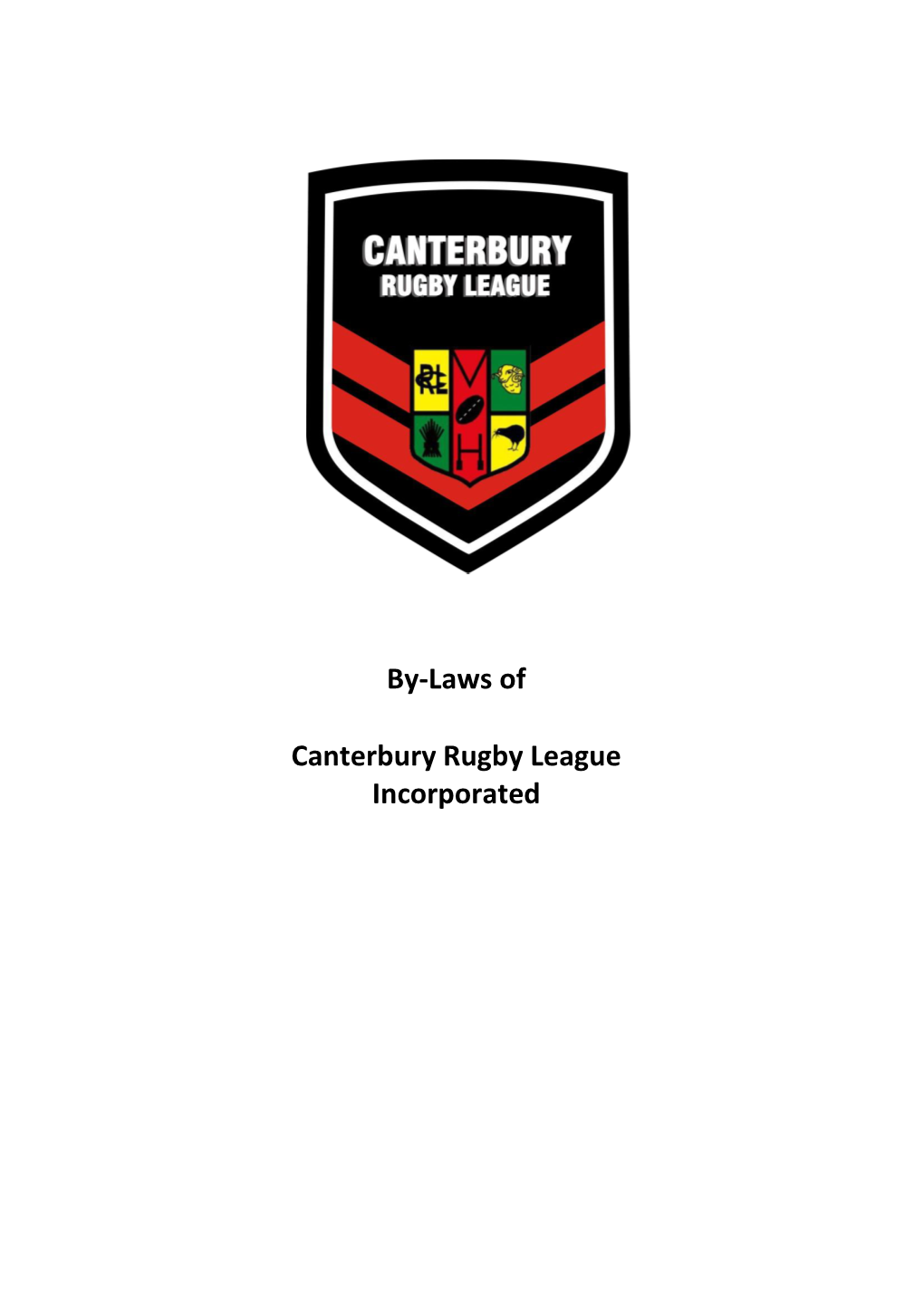 By-Laws of Canterbury Rugby League Incorporated