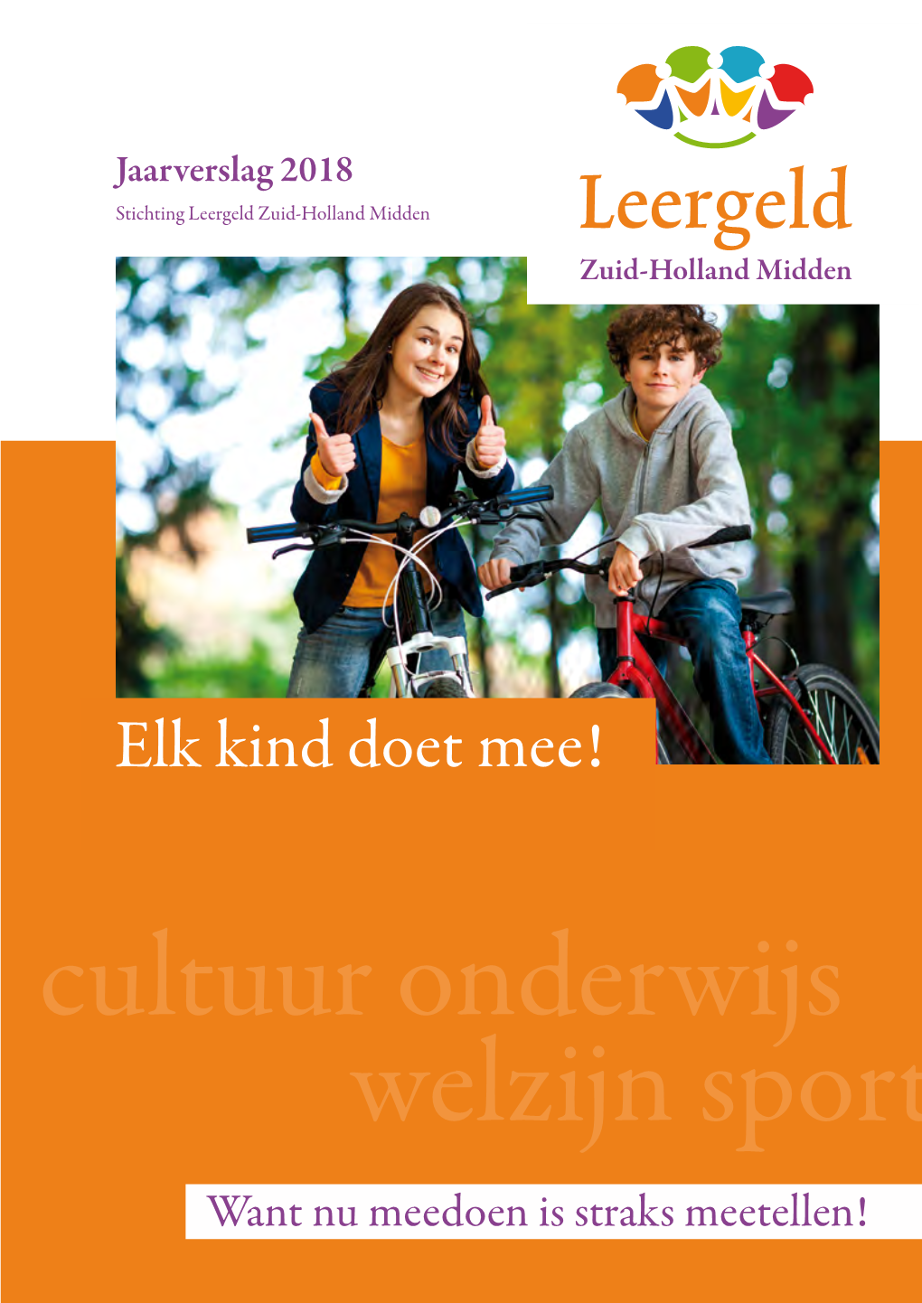 Jaarverslag 2018 Stichting Leergeld Zuid-Holland Midden