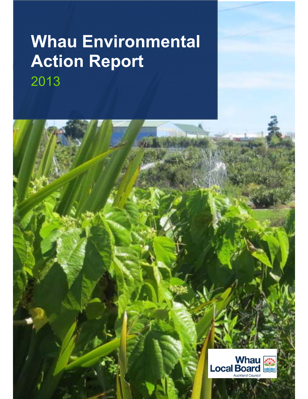 Whau Environmental Action Report