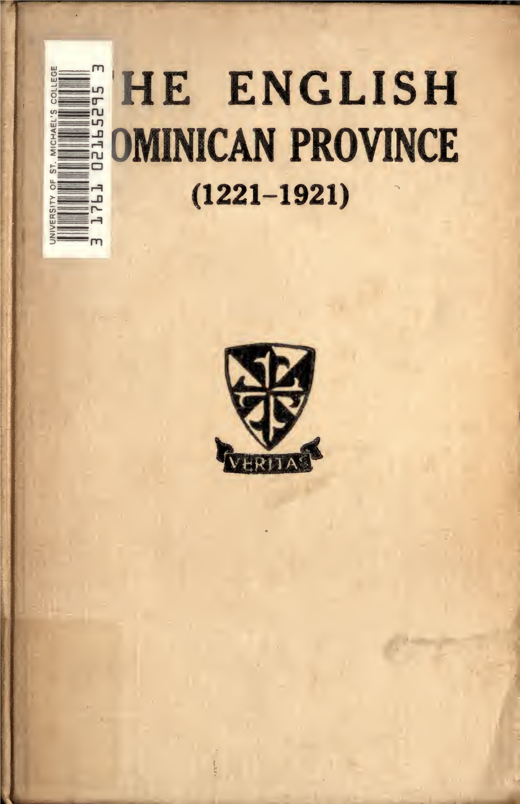 The English Dominican Province : (1221-1921)