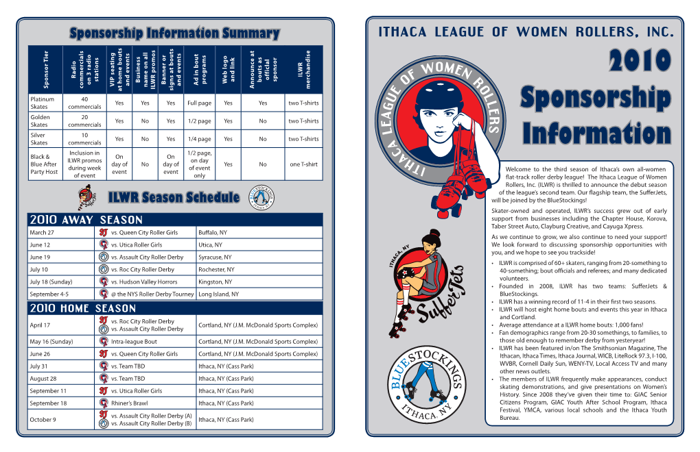 2010 Sponsorship Information Package |