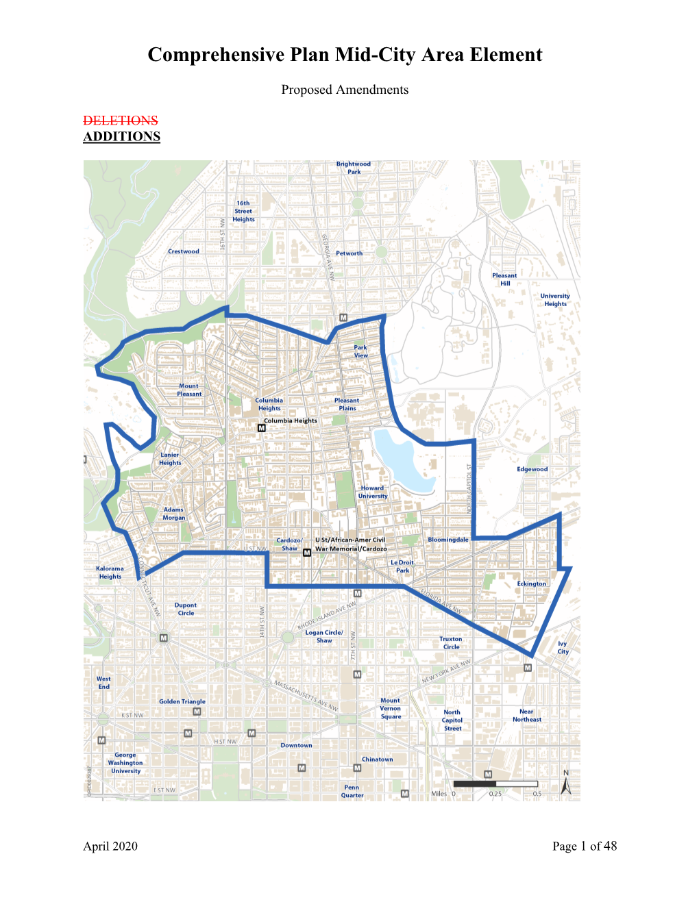 Comprehensive Plan Mid-City Area Element