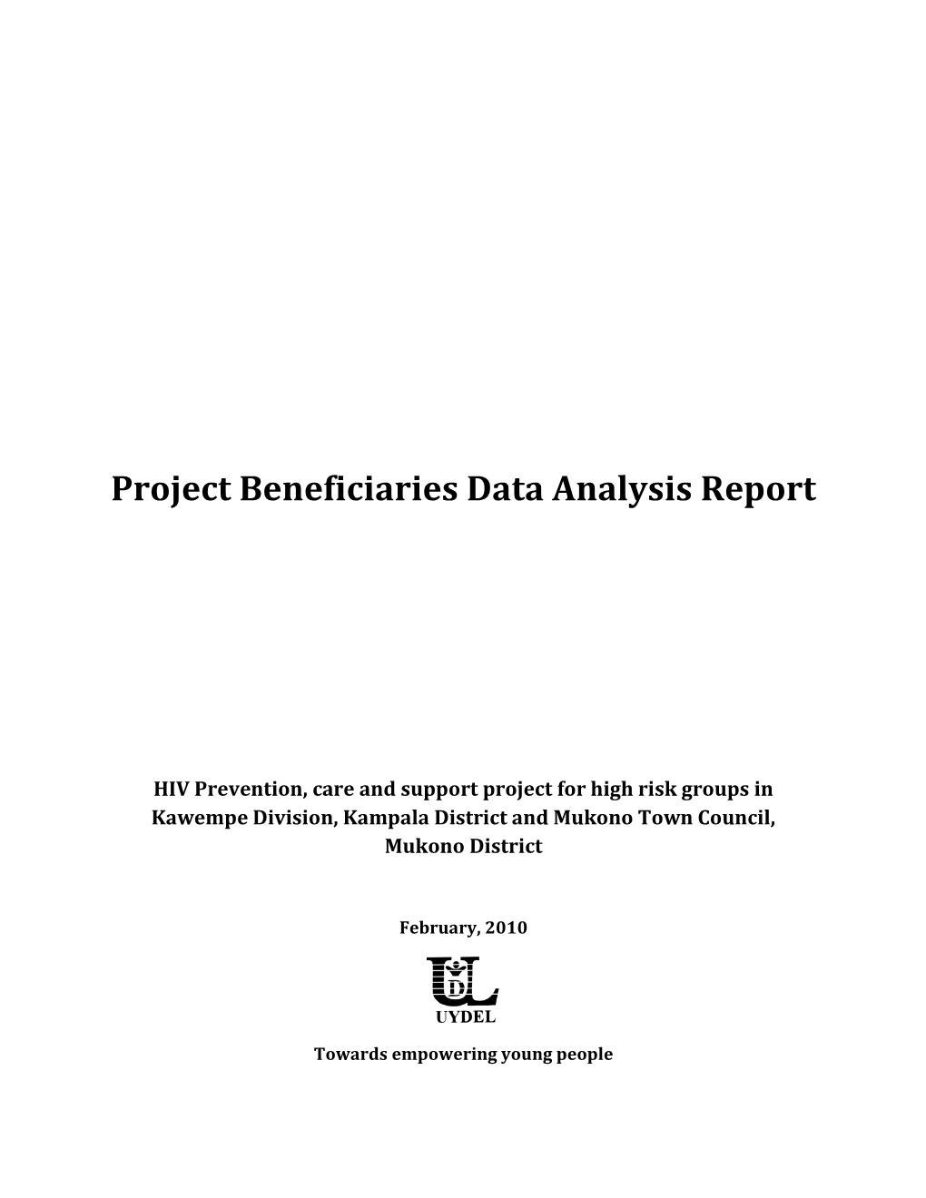 Project Beneficiaries Data Analysis Report