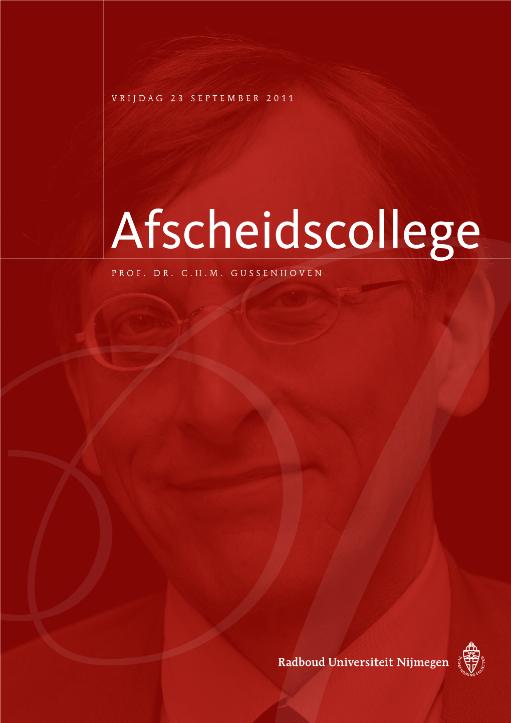 Afscheidscollege Prof