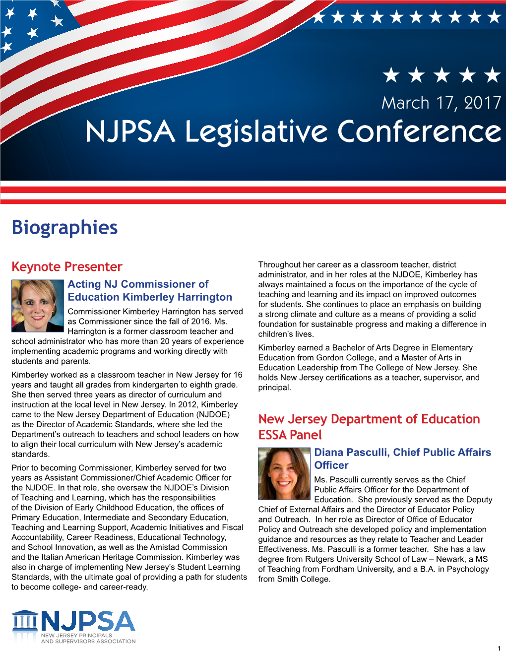 NJPSA Legislative Conference