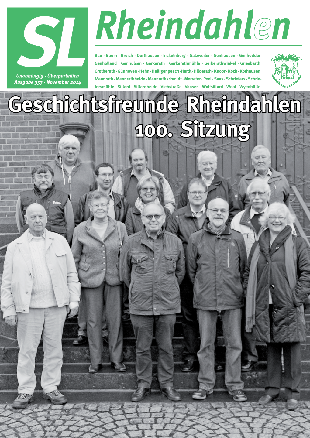 Geschichtsfreunde Rheindahlen 100. Sitzung
