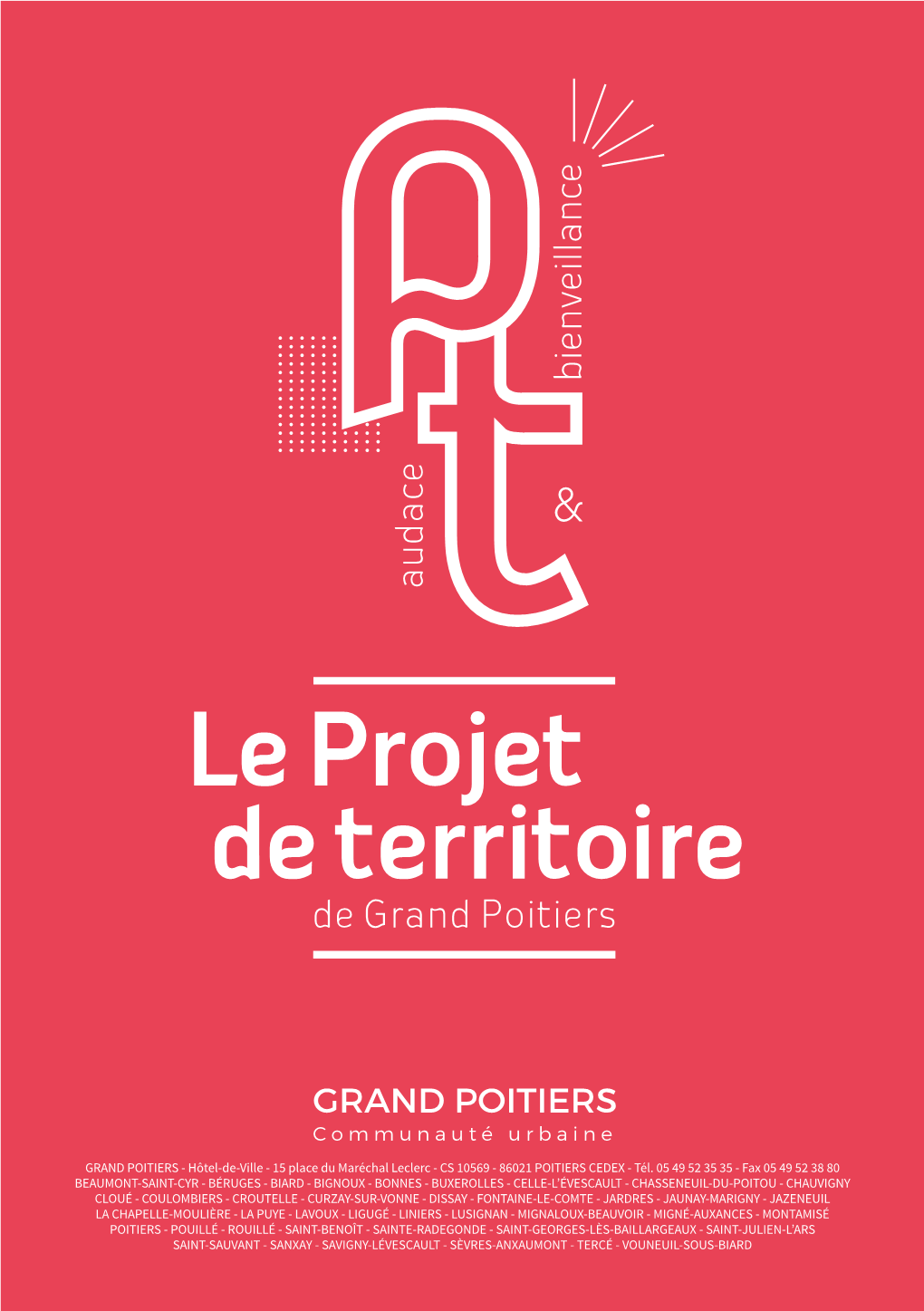 Le Projet De Territoire De Grand Poitiers