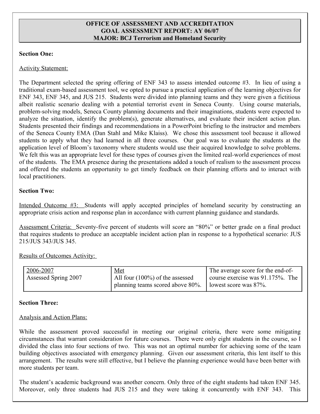 Goal Assessment Report s1