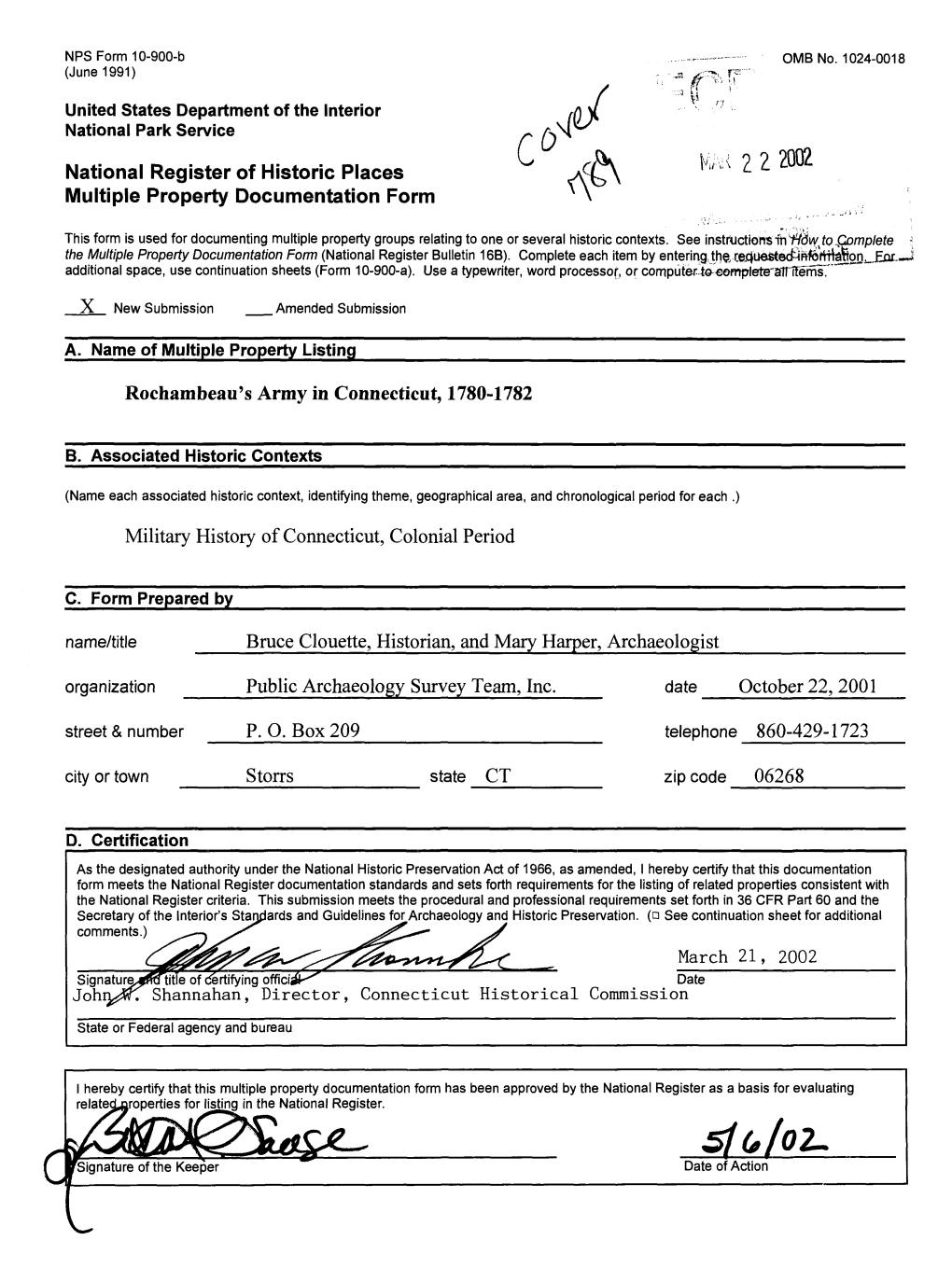 National Register of Historic Places Multiple Property Documentation