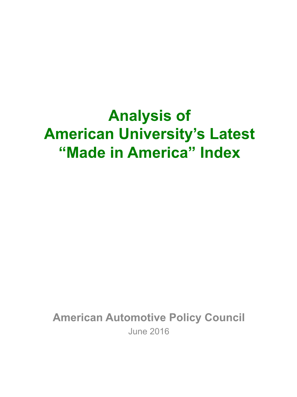 AAPC Analysis of 2016 AU Kogod Made in America Auto Index.Pdf