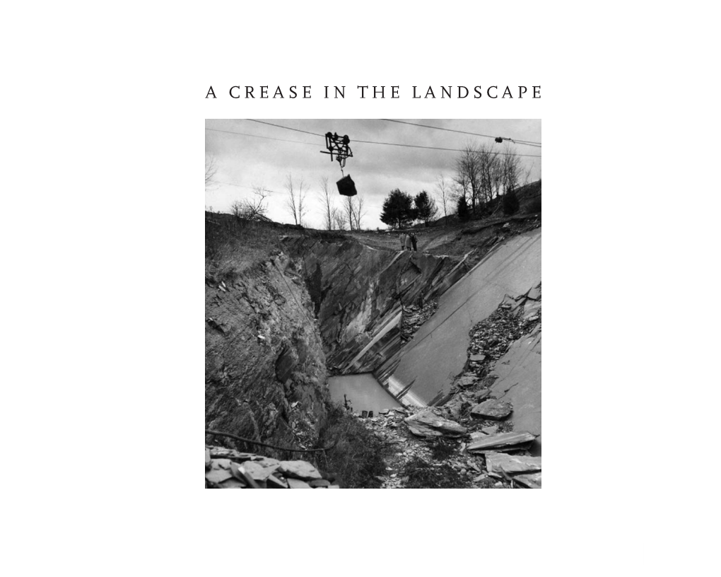 A Crease in the Landscape Contents