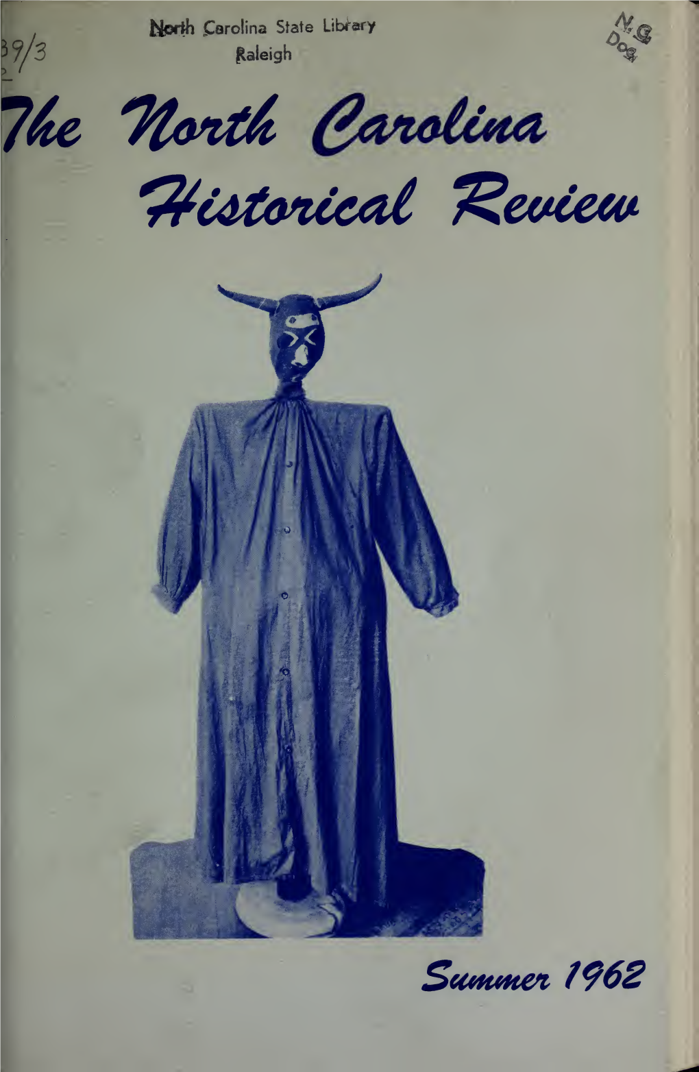 The North Carolina Historical Review