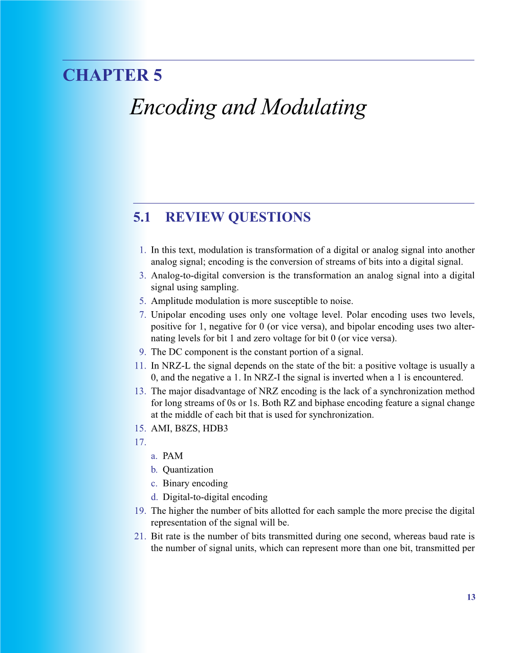 Encoding and Modulating