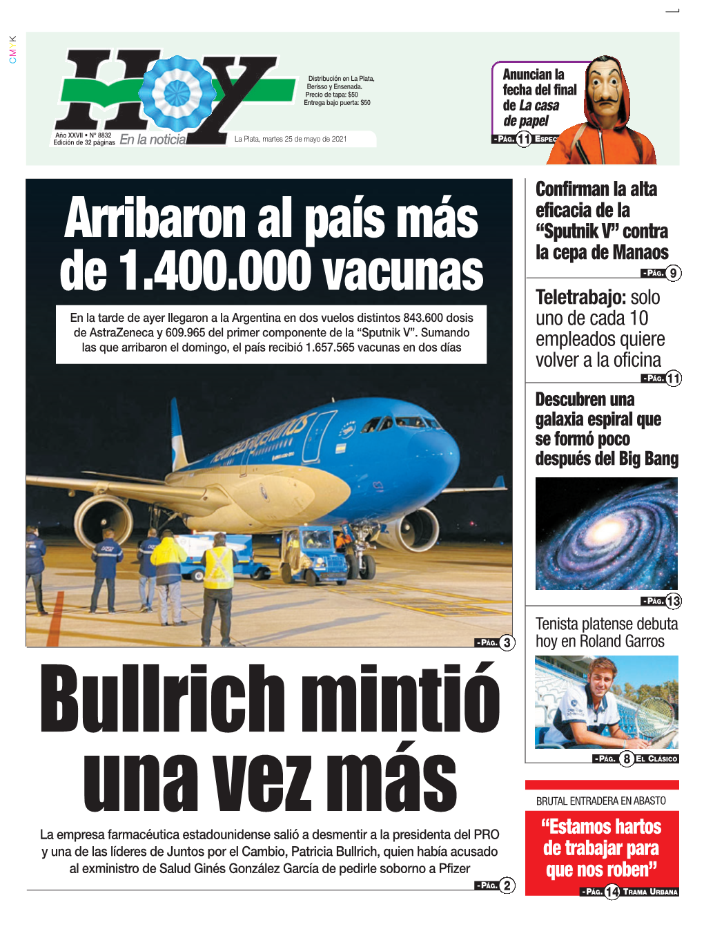 Arribaron Al País Más De 1.400.000 Vacunas