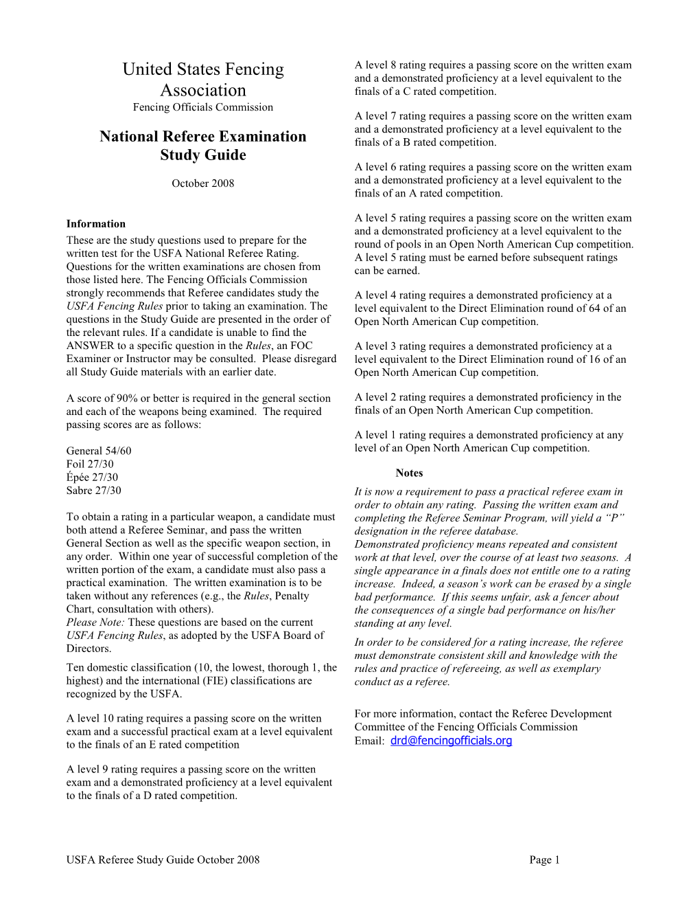 2008-10 Referee Examination Study Guide.Pdf (160.68