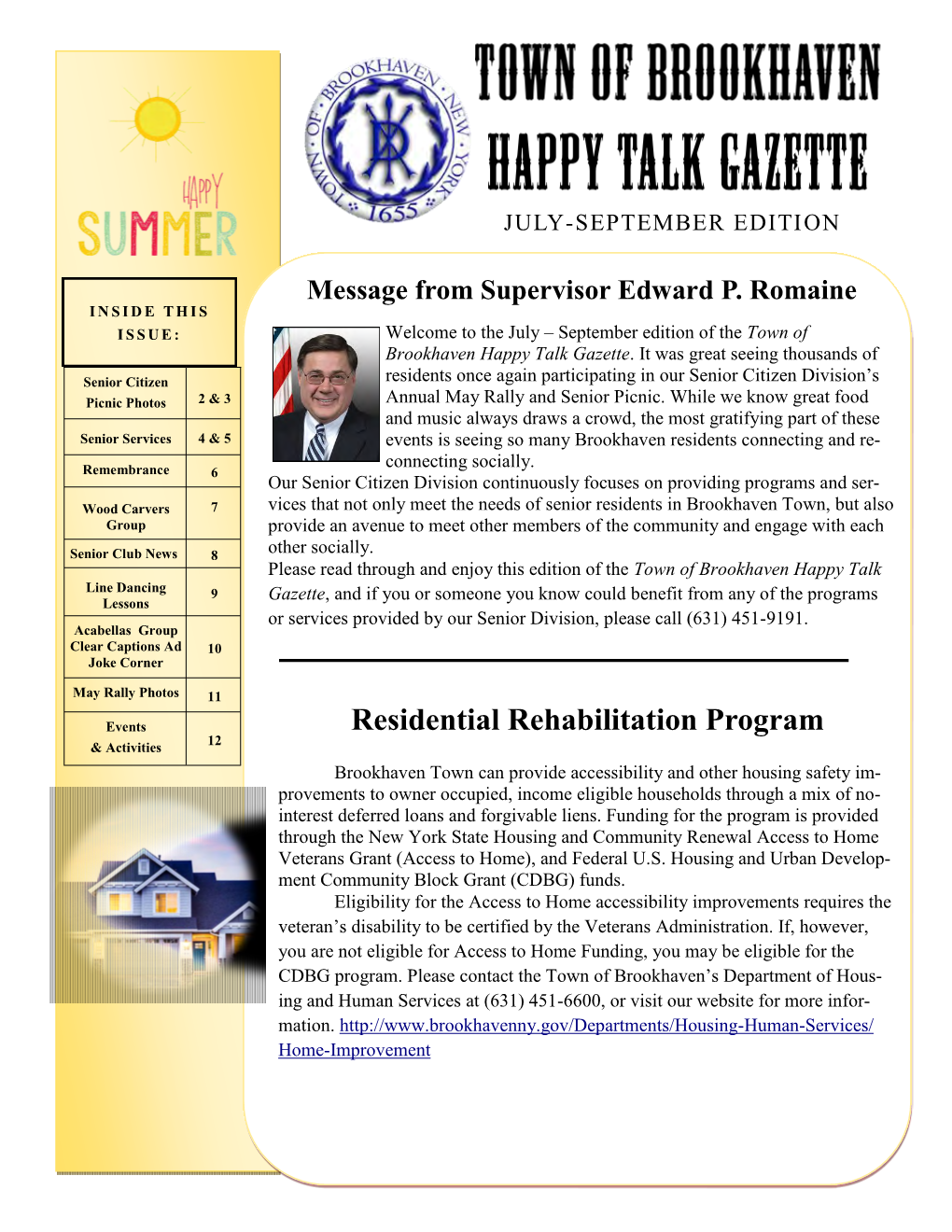 Residential Rehabilitation Program