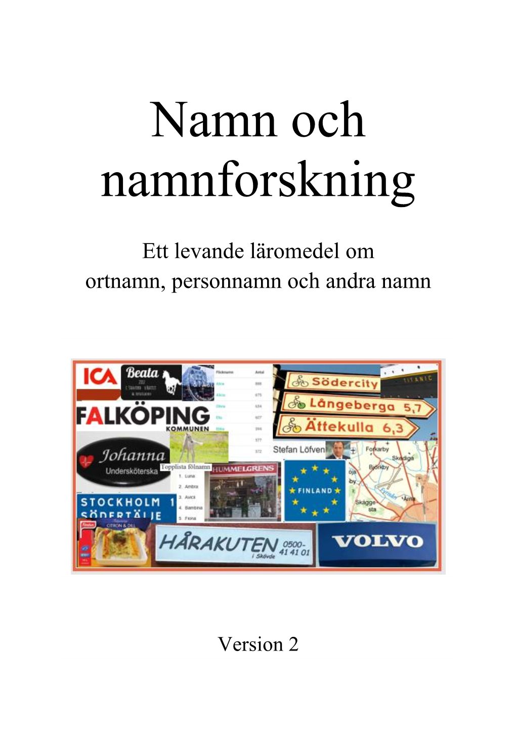 Namn Och Namnforskning