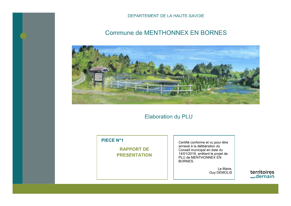 Commune De MENTHONNEX EN BORNES