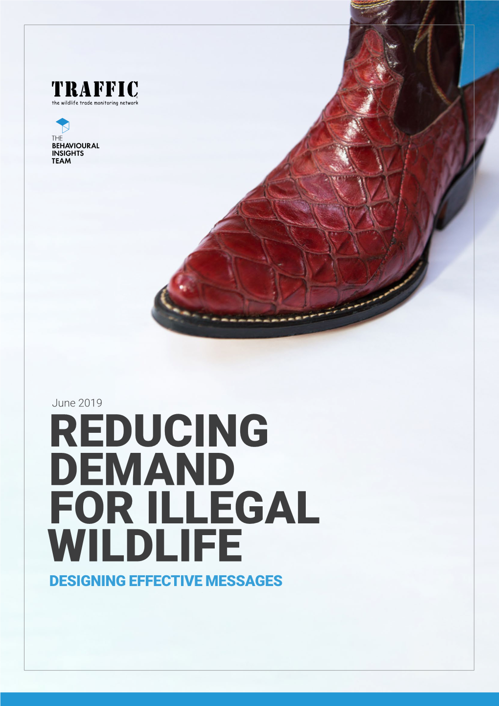 REDUCING DEMAND for ILLEGAL WILDLIFE DESIGNING EFFECTIVE MESSAGES JOINT REPORT REDUCING DEMAND for ILLEGAL WILDLIFE Designing Effective Messages