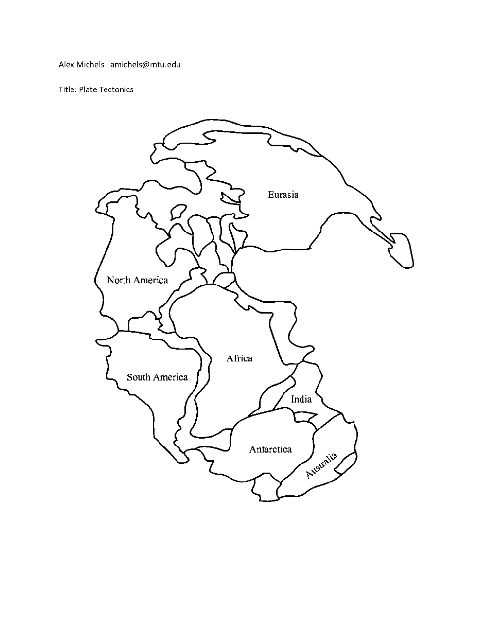 Explain Plate Tectonics in Basic Terms. Giving Cause and Effects of These Processes