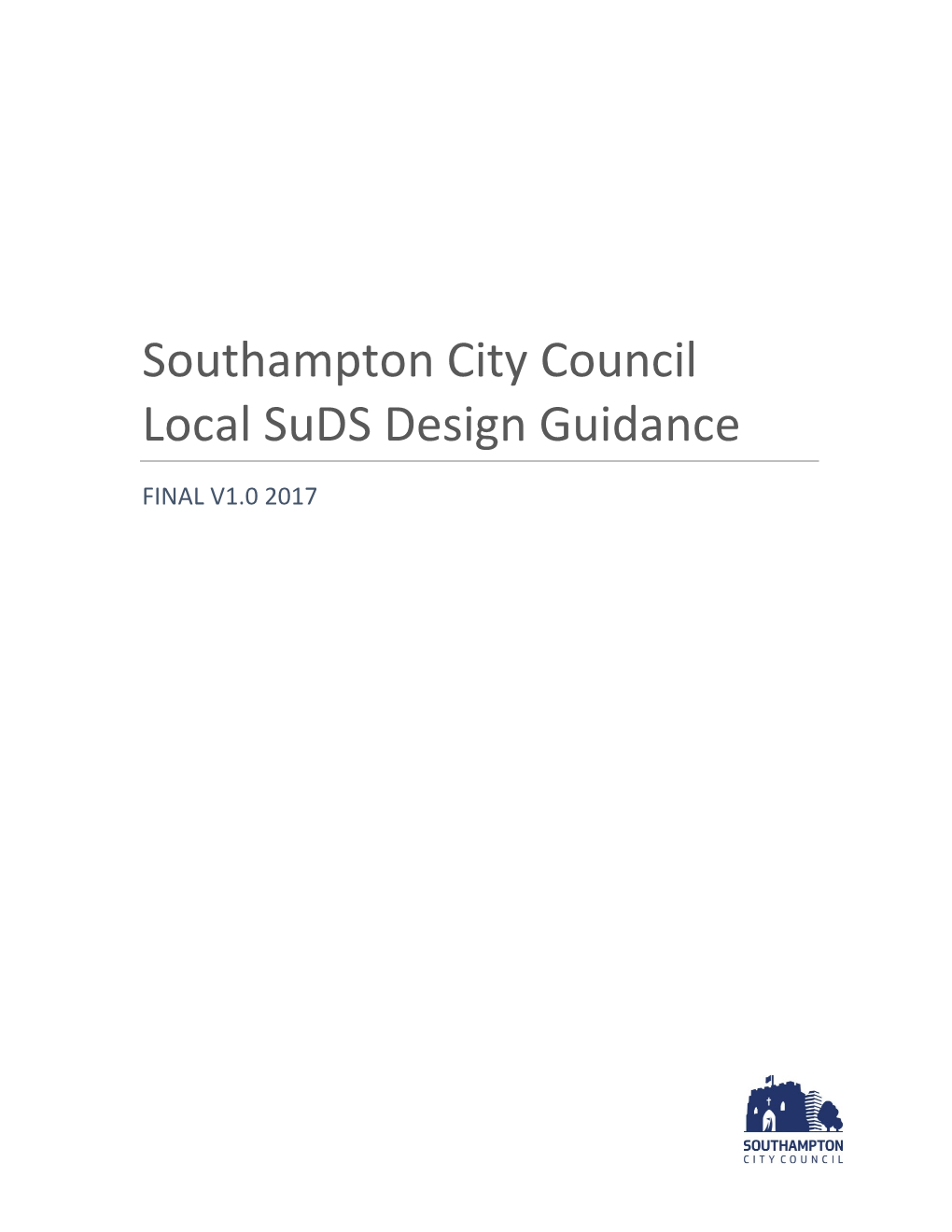 Local Suds Design Guidance