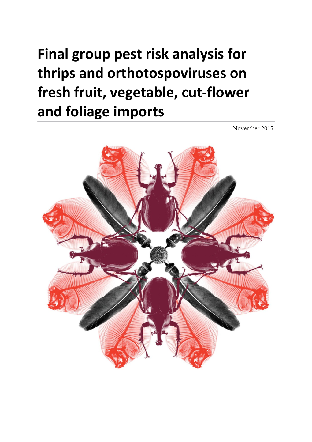 Group PRA for Thrips and Orthotospoviruses