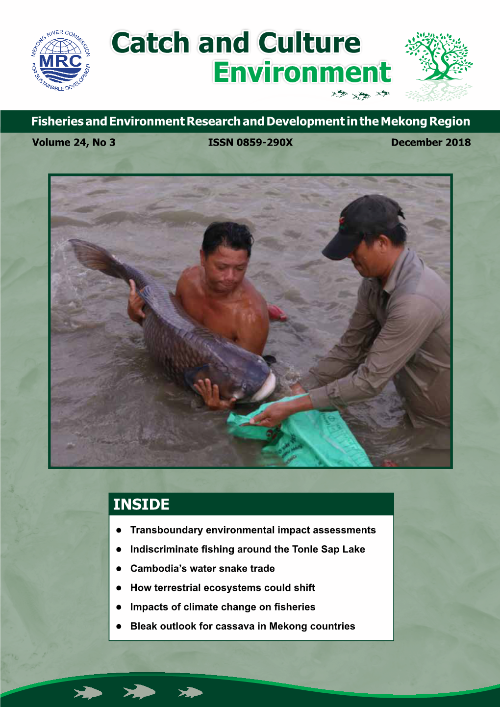 Catch and Culture Aquaculture - Environment