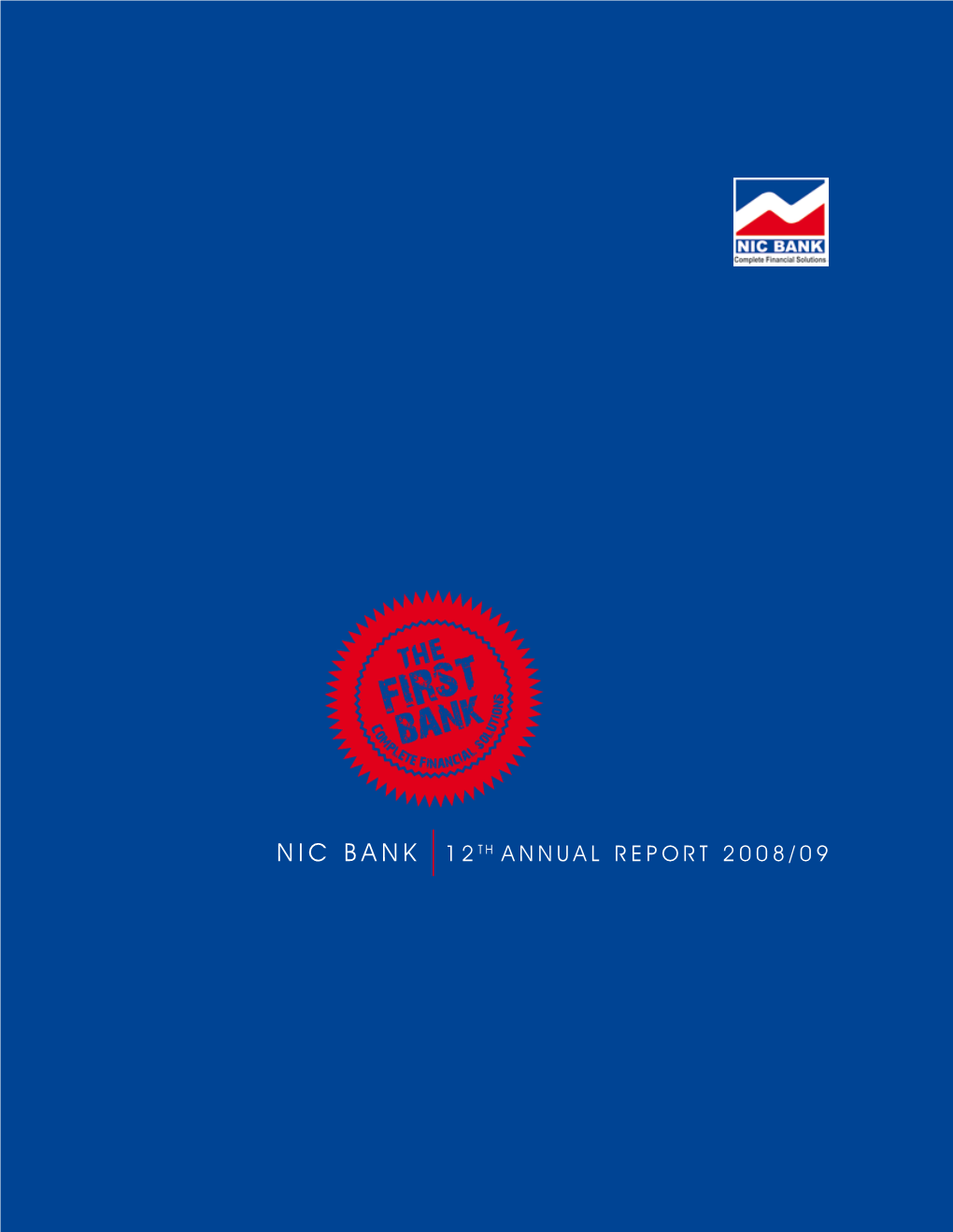 Nic Bank 12 T H Annual Report 2008/09