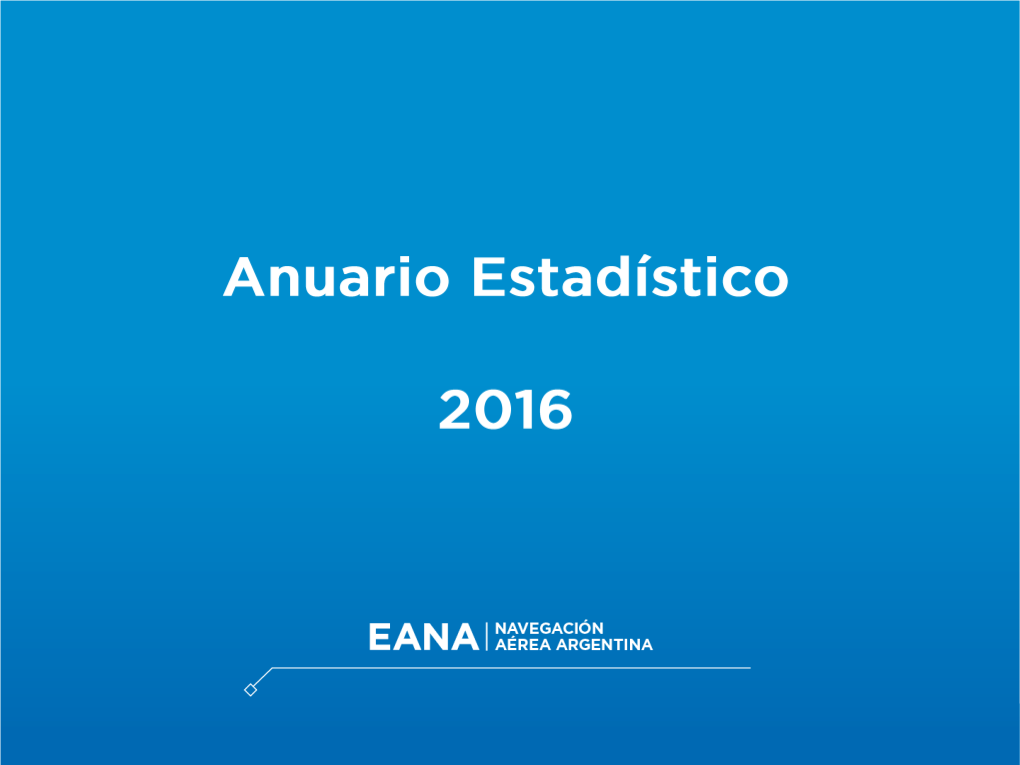 ANUARIO Estadístico 2016