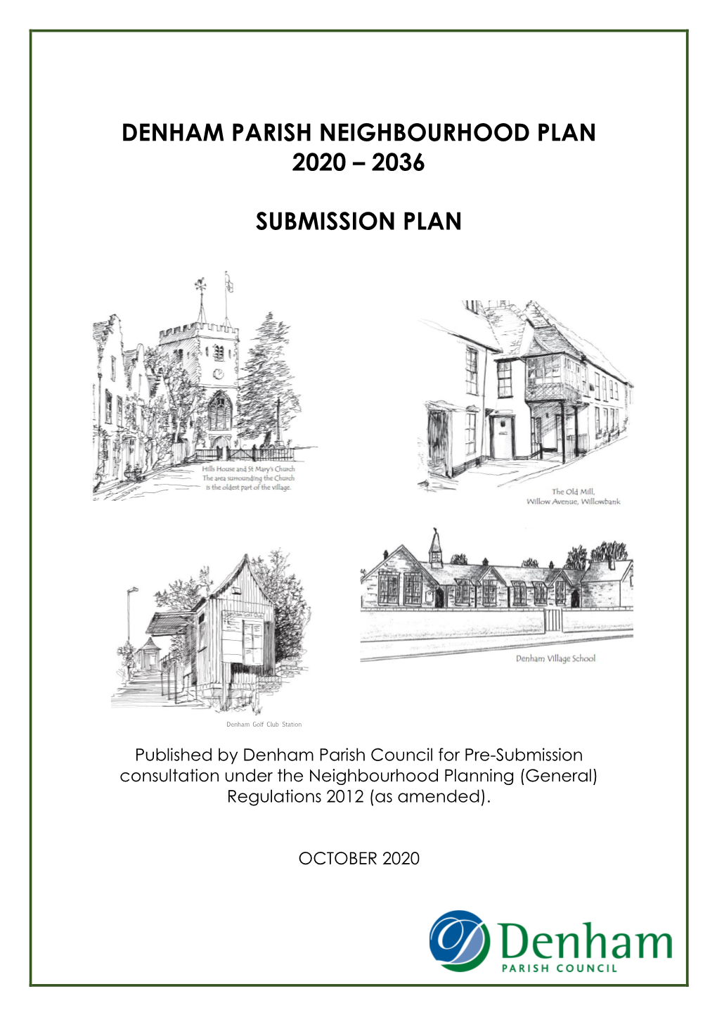 Denham Parish Neighbourhood Plan 2020 – 2036