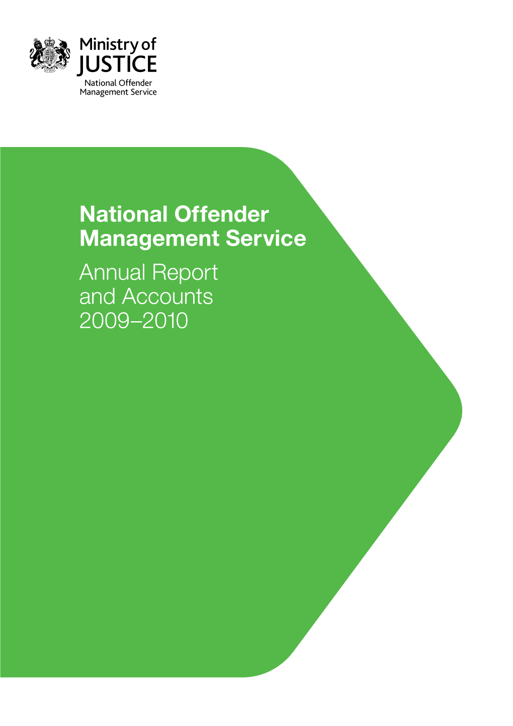 National Offender Management Service Annual Report 2009-2010